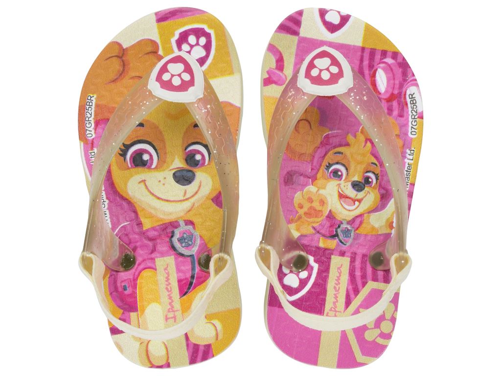 Chinelo Sandália Ipanema Friends Patrulha Canina Friends Com Elástico