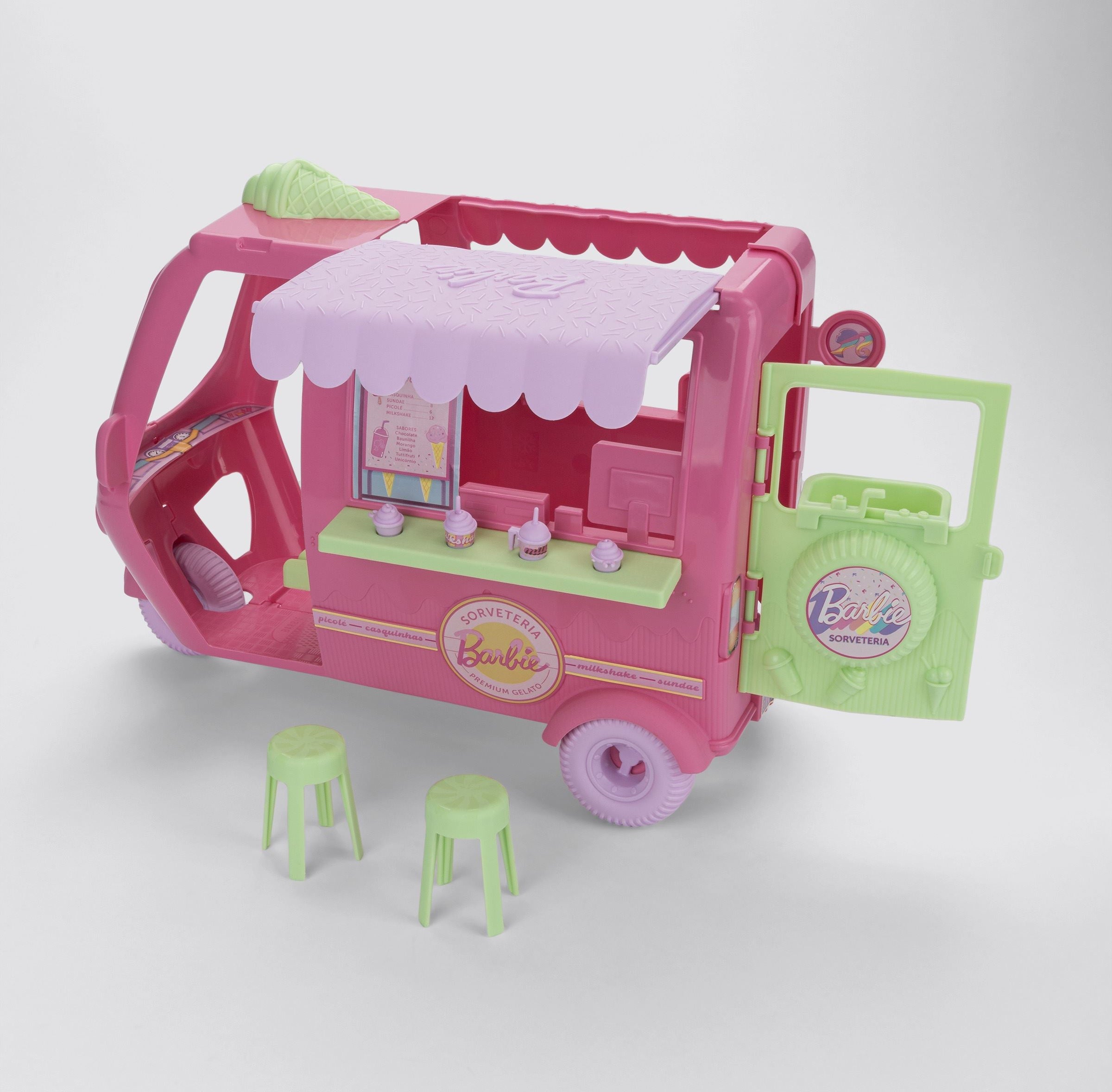 Sandália Barbie Infantil Com Sorveteria