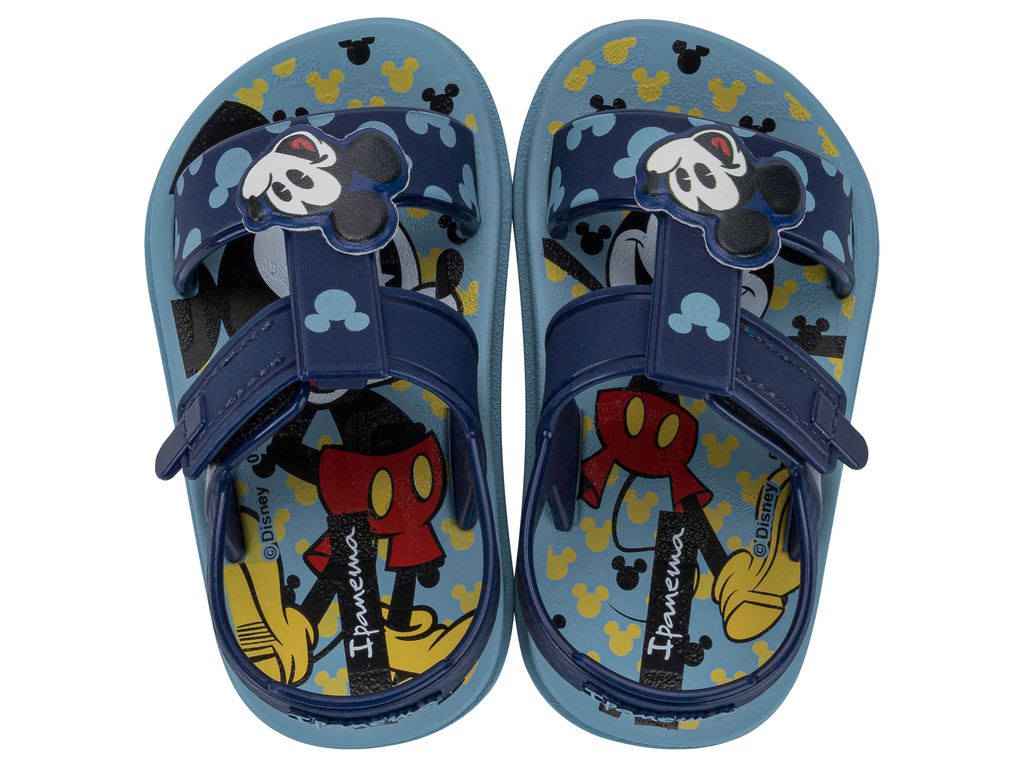 Sandália Papete Baby Disney Friends Ipanema Stitch Mickey Calce Fácil