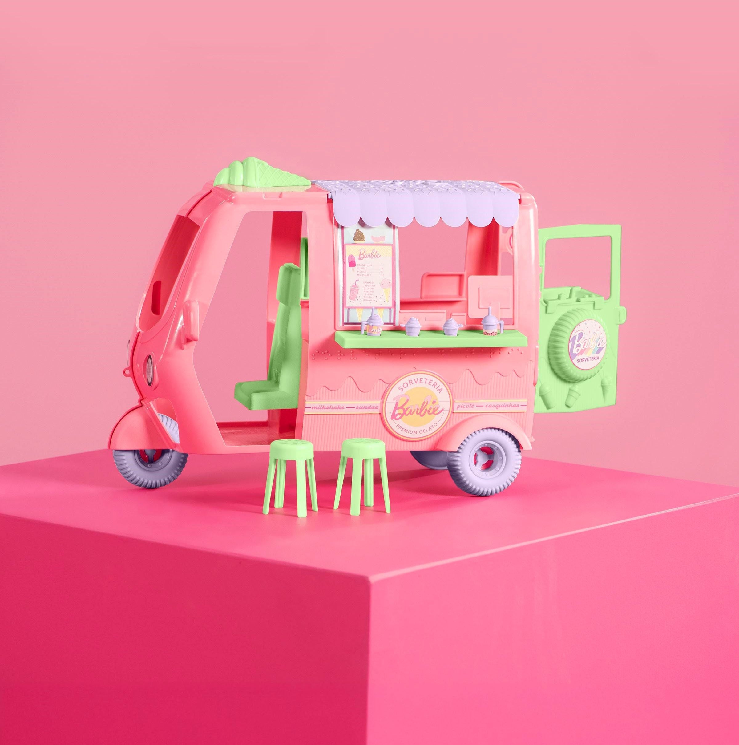 Sandália Barbie Infantil Com Sorveteria