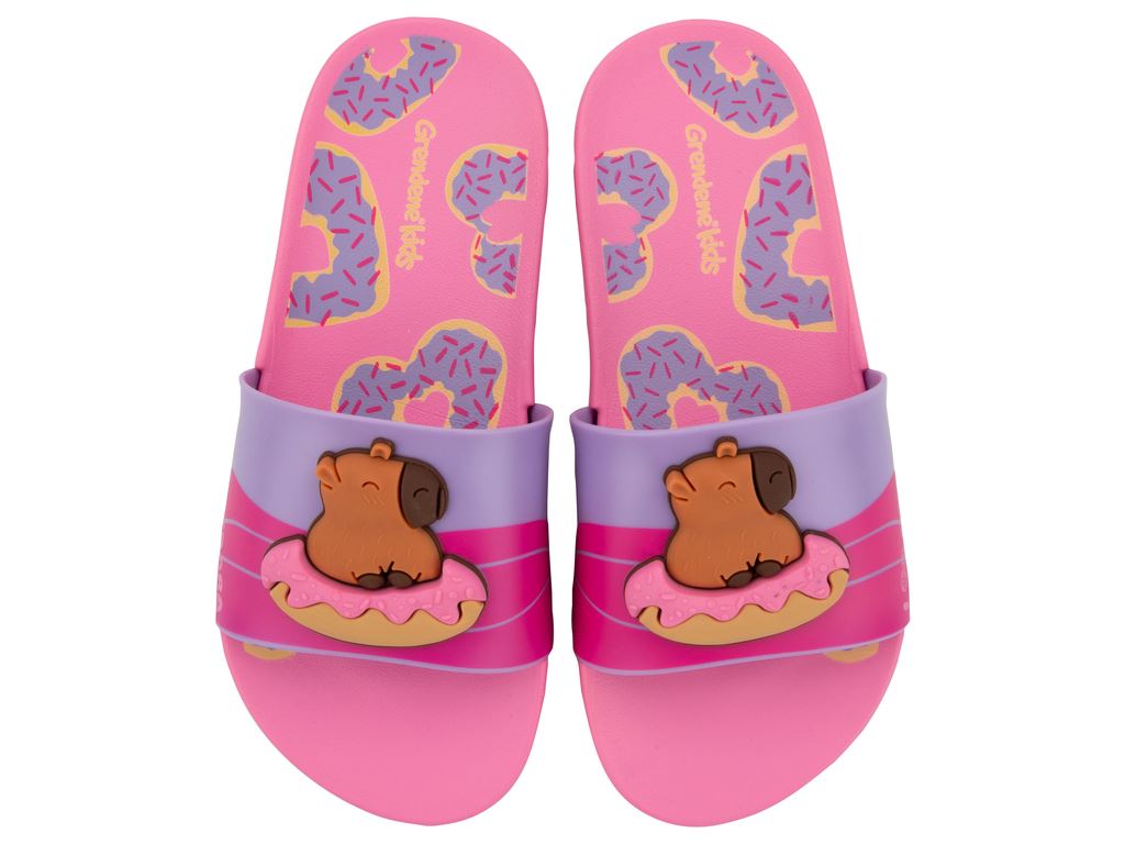 Chinelo Infantil Feminino Capi Mania Capivara Grendene Kids