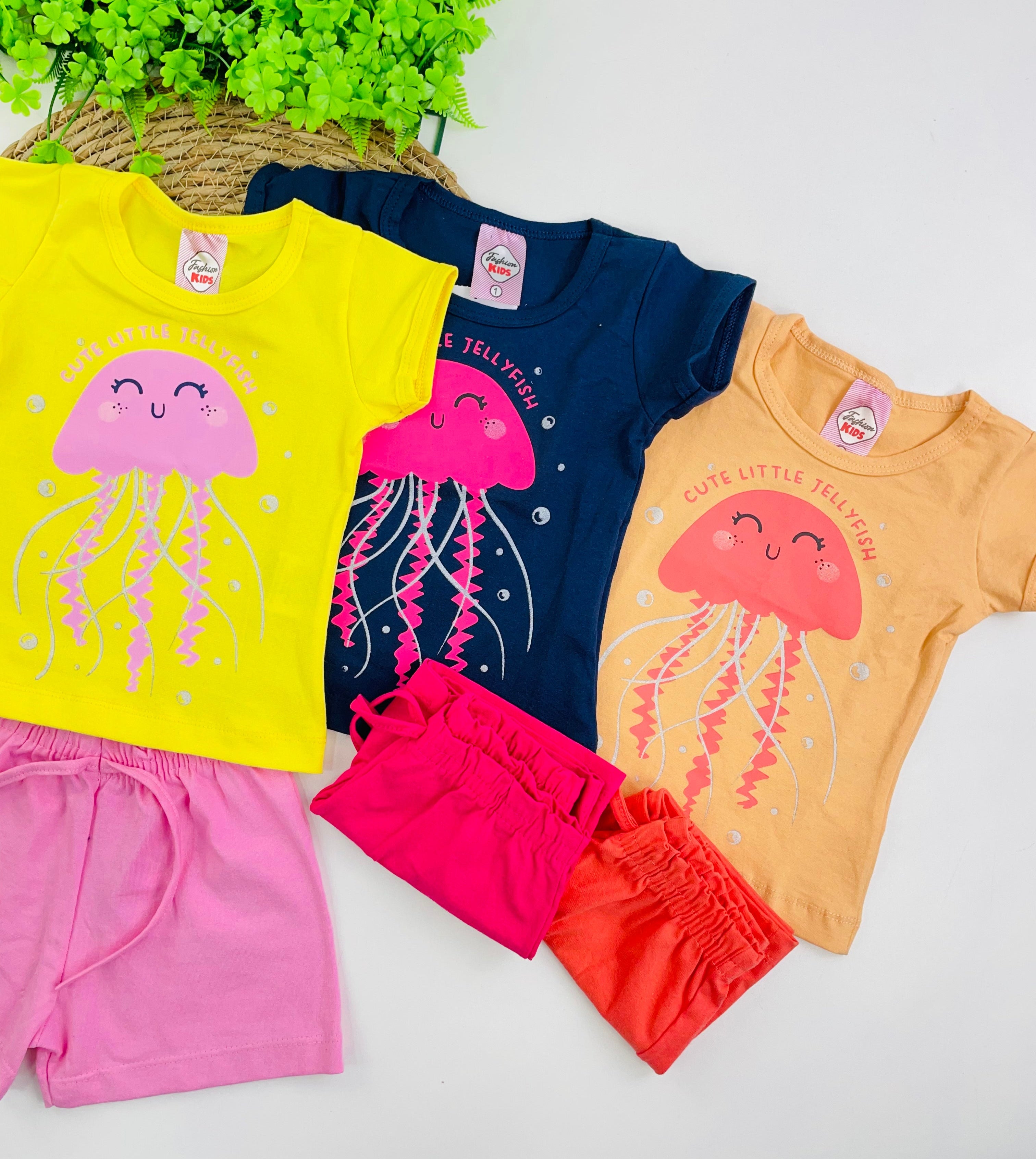 Conjunto Feminino Fashion Kids Little Jellyfish