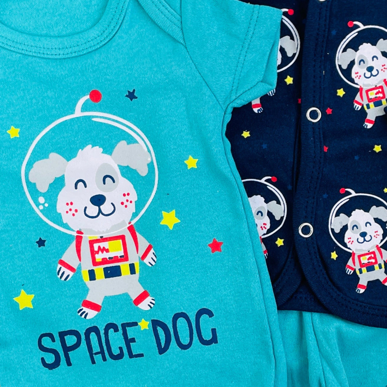 Conjunto Bichinhos Space Dog 3 Peças
