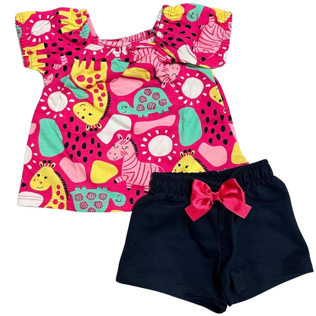Conjunto Kyly Feminino Infantil Safari