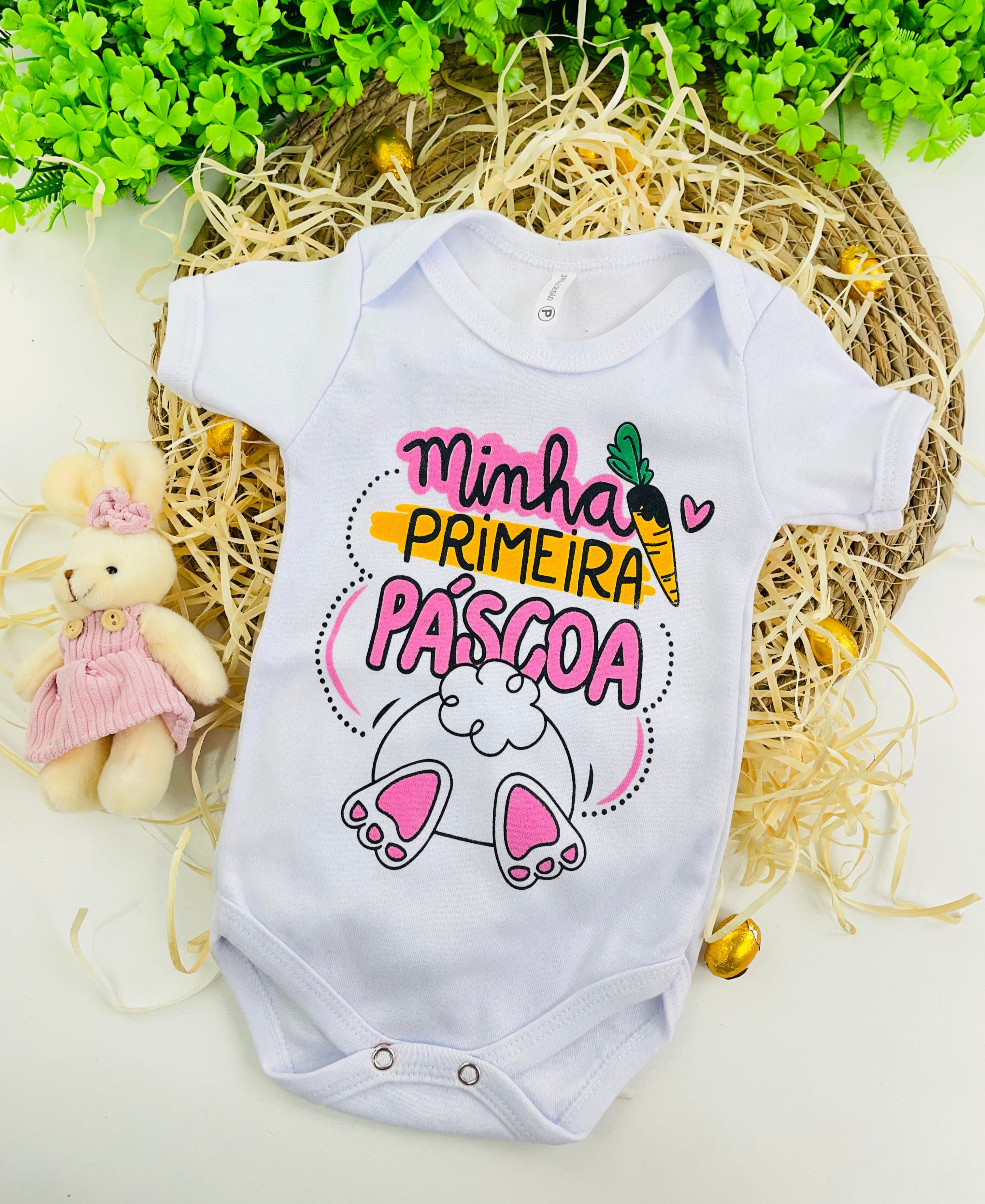 Body Baby Kids Minha Primeira Páscoa