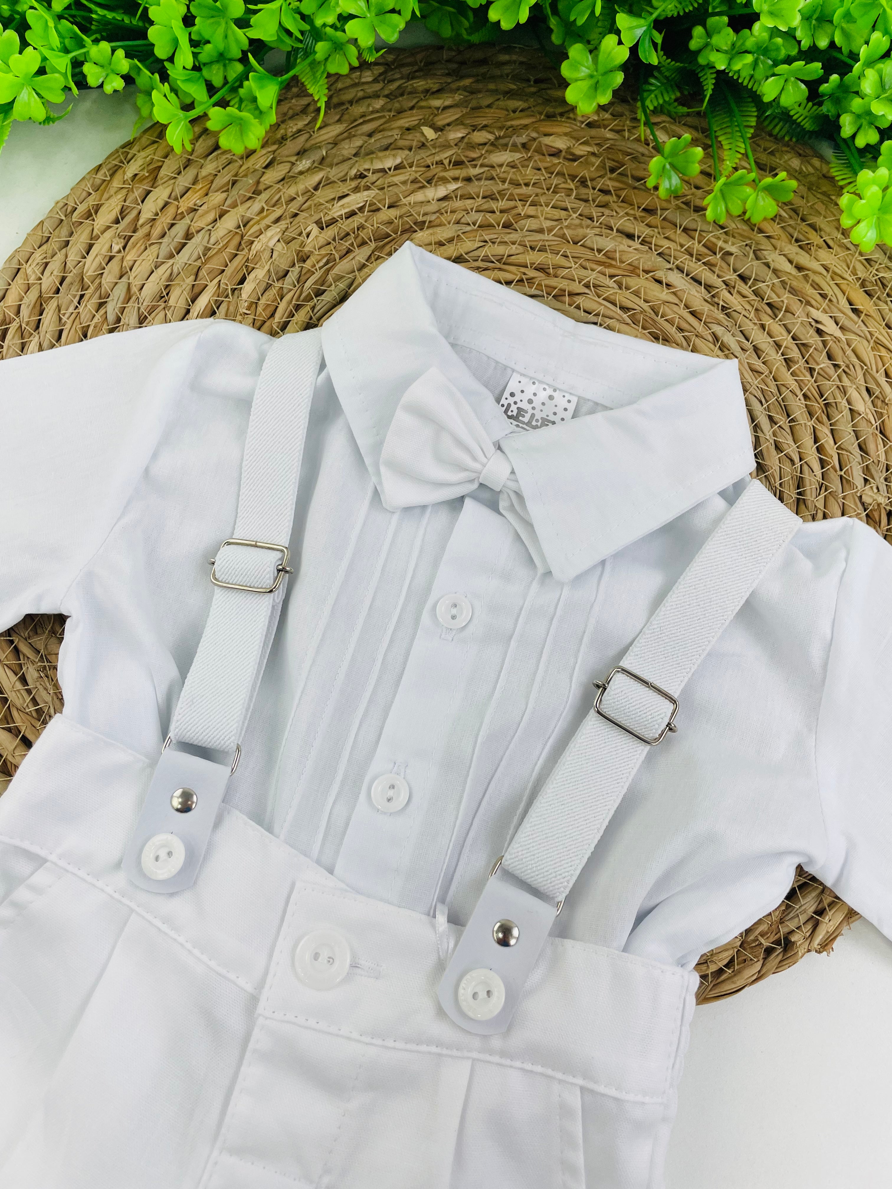 Conjunto Batizado Leley Kids Nervura