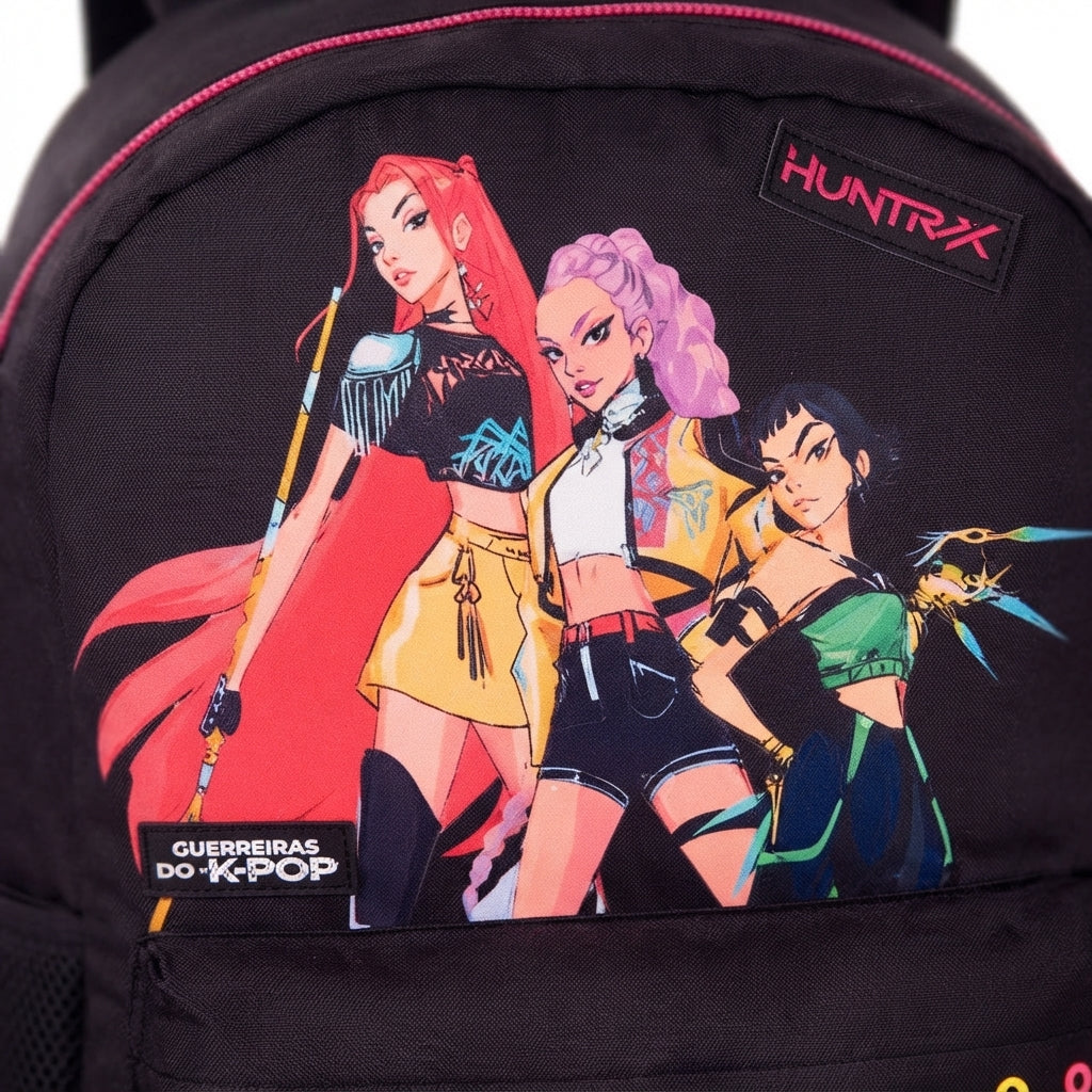 Mochila de Costas Oficial Guerreiras do K-Pop 17,5