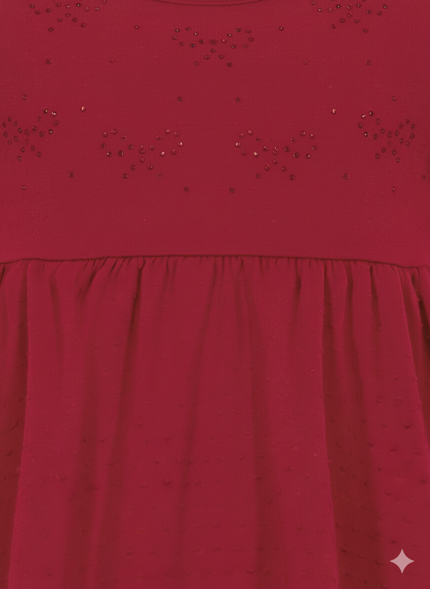 Vestido Infantil Alakazoo Lacinhos de Strass