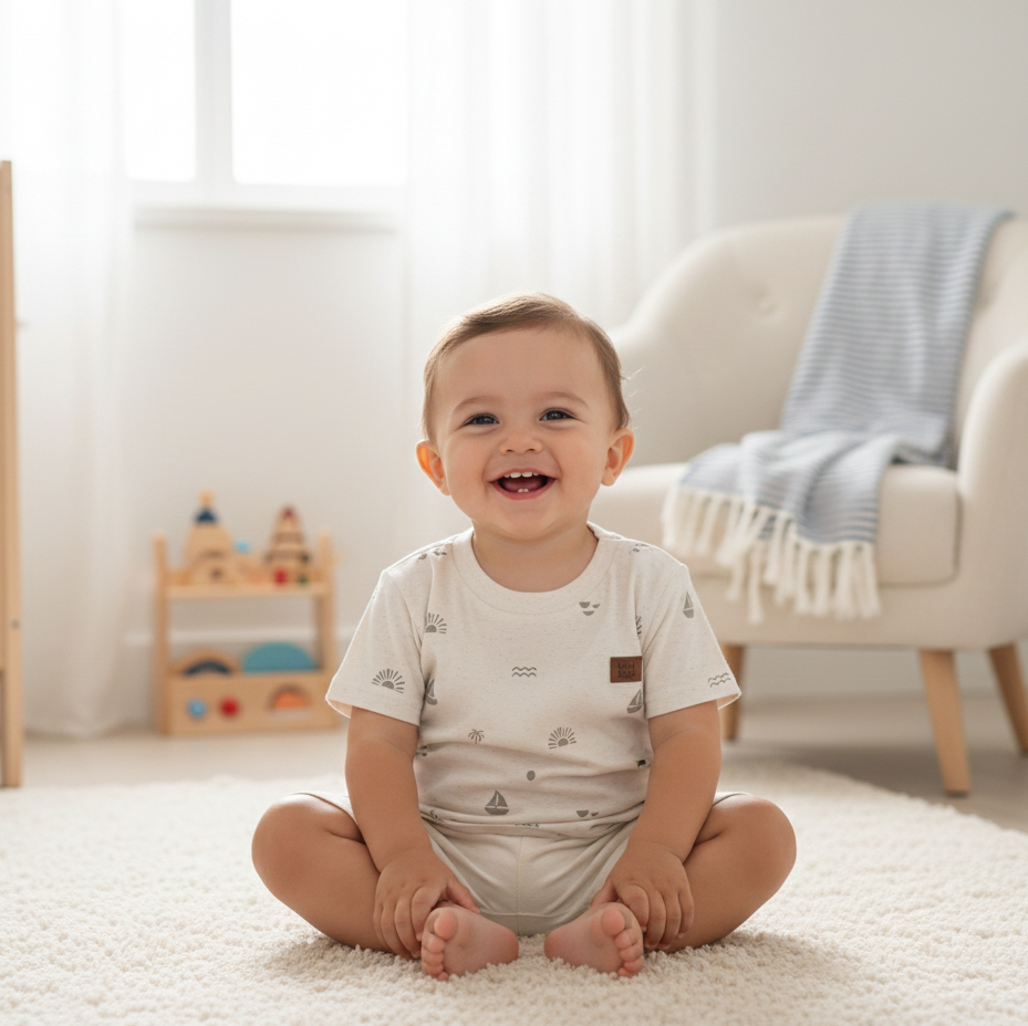 Camiseta Infantil Masculina Pulla Bulla Barquinho e Coqueiro – Conforto e Estilo para o Dia a Dia