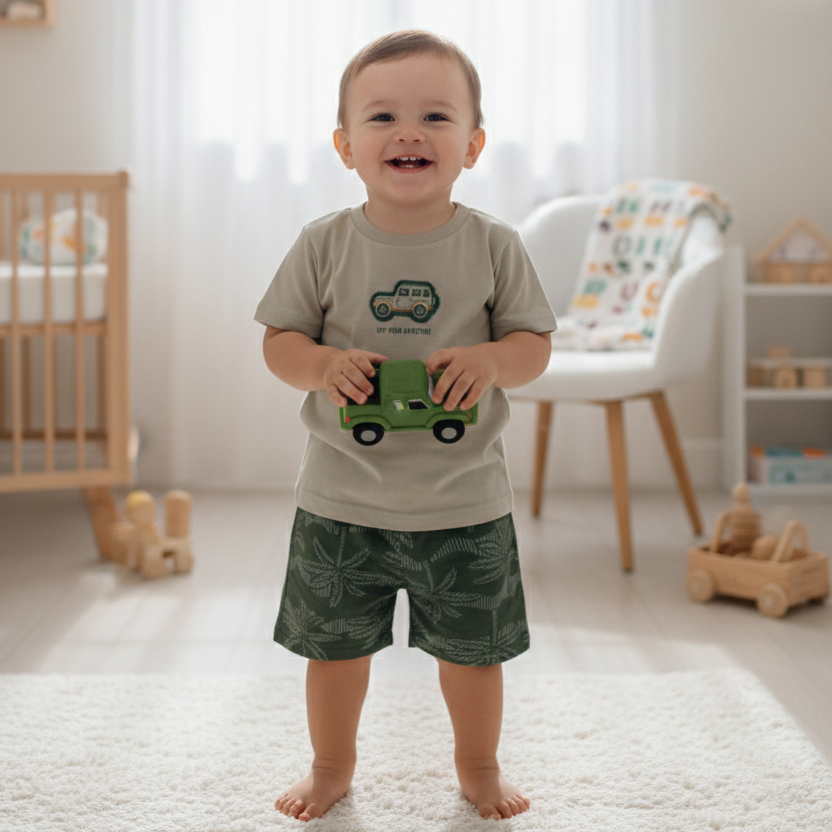 Conjunto Infantil Masculino Pulla Bulla Off Road Adventure – Conforto e Estilo para Explorar o Dia