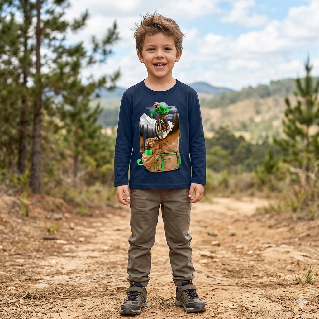 Camiseta Manga Longa Kyly Montanha Bike