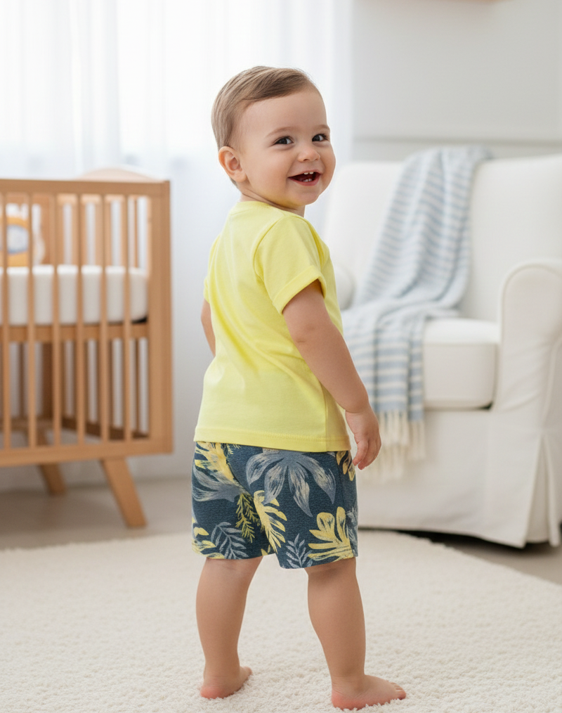 Conjunto Infantil Masculino Pulla Bulla Estampado – Conforto e Estilo para o Dia a Dia