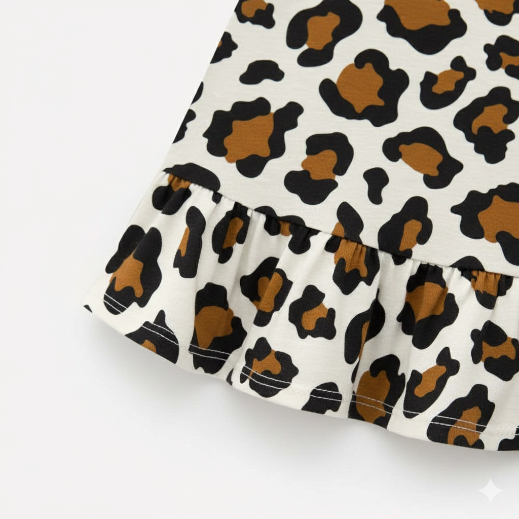 Vestido Infantil Kyly Onça