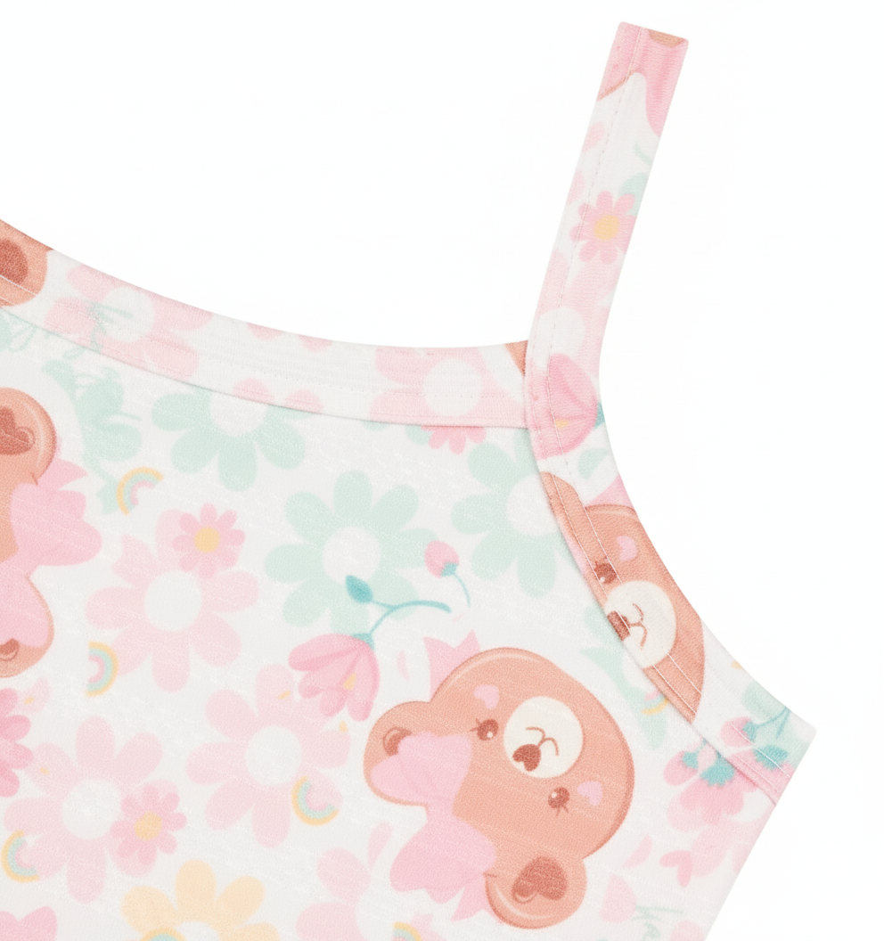 Conjunto Feminino Kamylus Ursinha Malha Favinho 