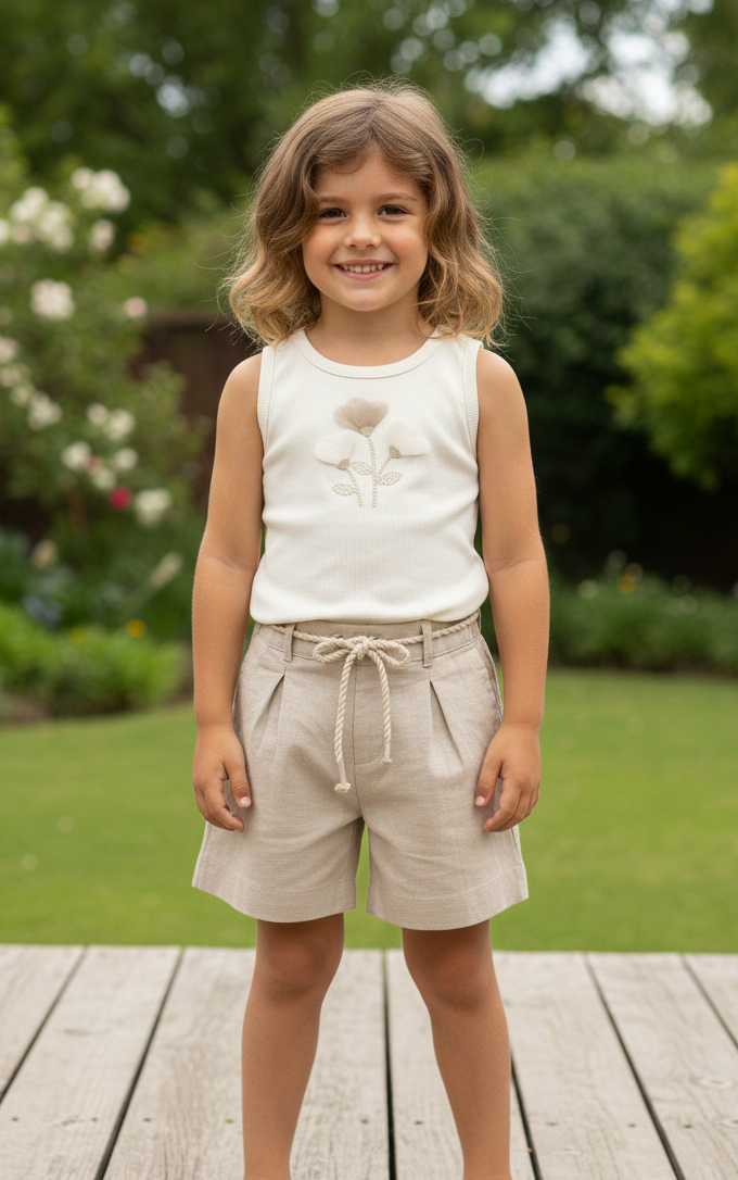 Conjunto Feminino Pulla Bulla Flores Bordado