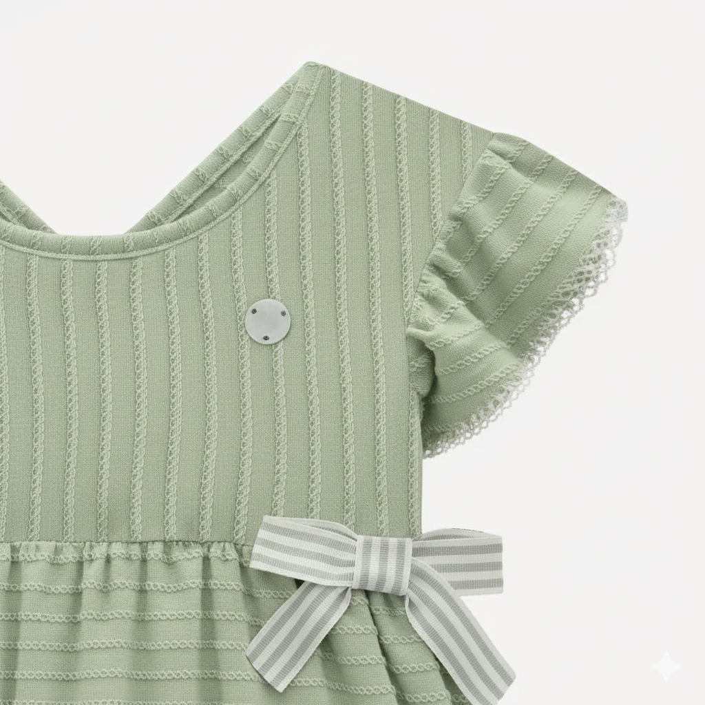 Vestido Infantil Feminino Milon Lacinhos