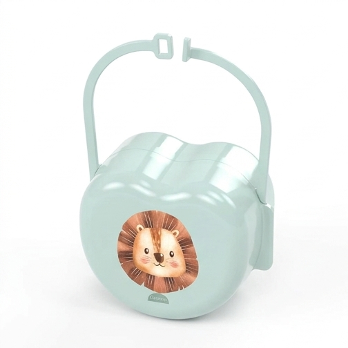 Porta Chupeta Infantil Plasútil com Alça e Estampa Delicada 140ml