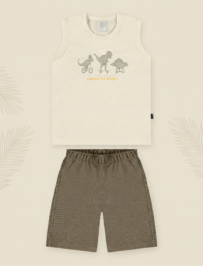 Conjunto Infantil Masculino Pulla Bulla Embrace The Moment – Conforto e Estilo para o Dia a Dia