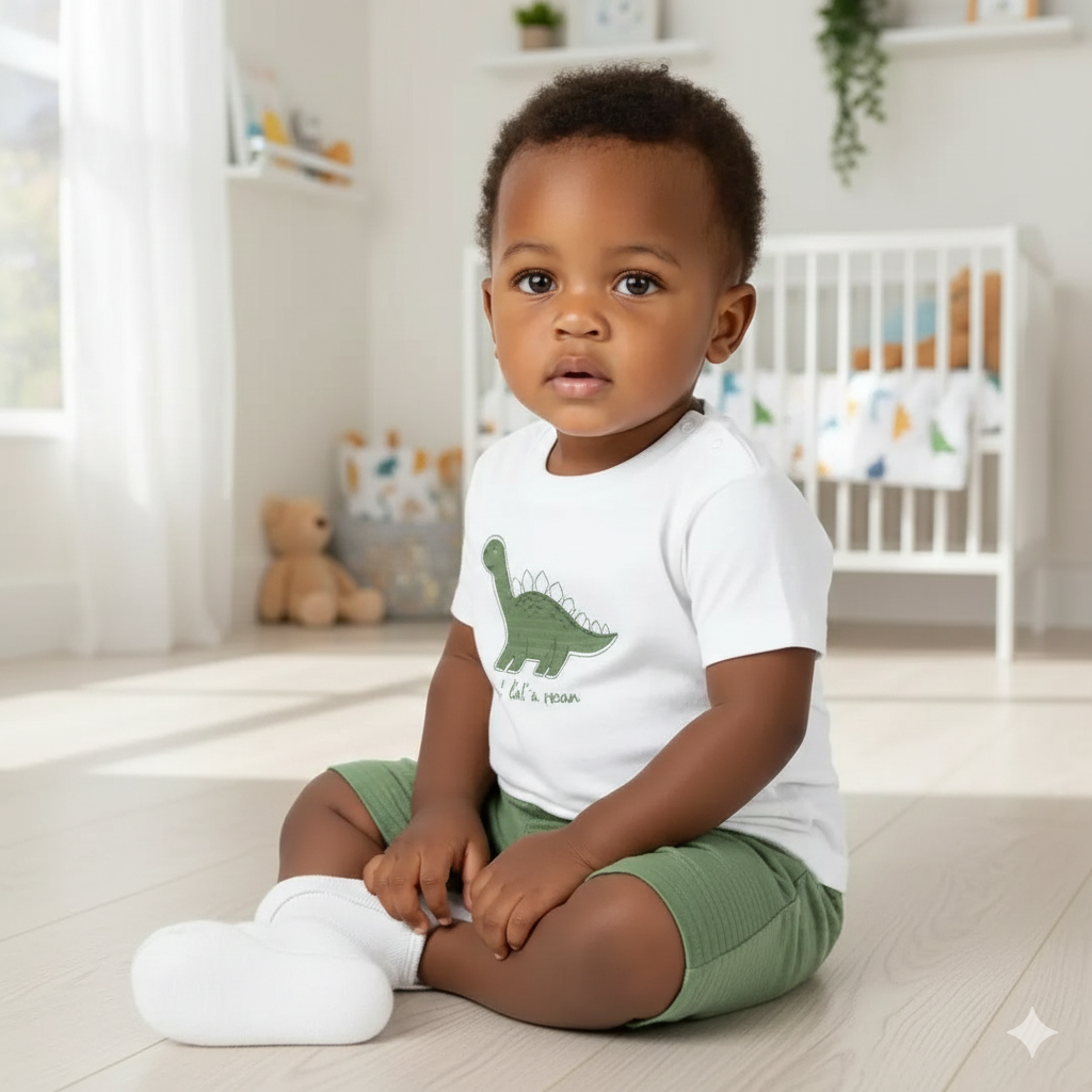 Conjunto Masculino Kamylus Dino Baby Let’s Roar – Conforto e Estilo Infantil