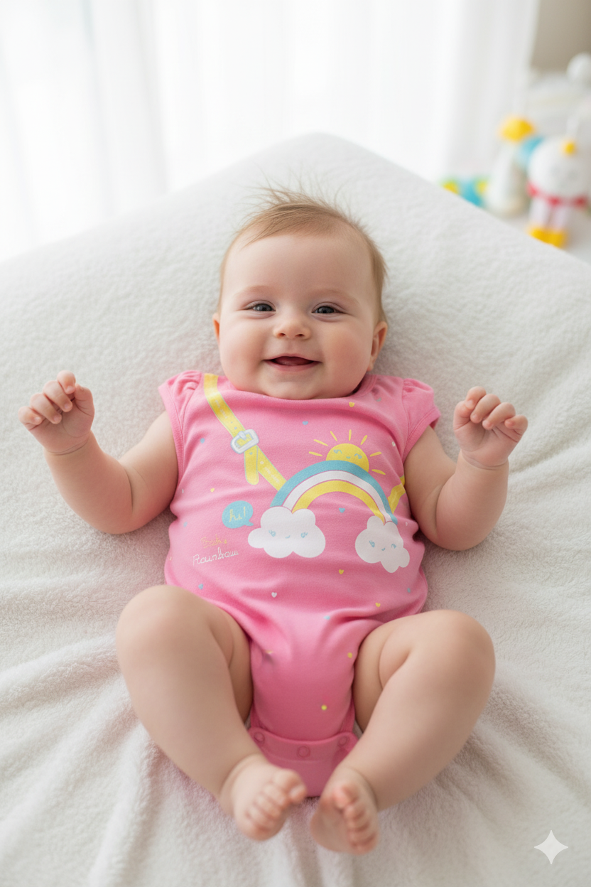 Macaquinho Kamylus Baby Rainbow 