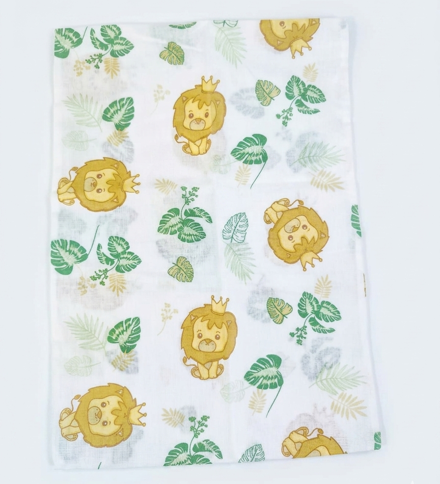 Jogo de Lençol para Berço Americano Dengo Estampado 3 Peças 100% Algodão