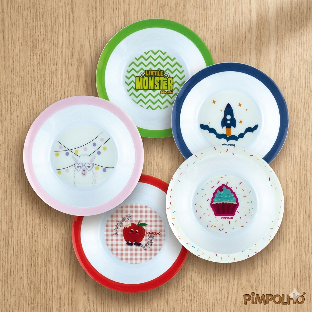Tigela Infantil Individual Pimpolho para Introdução Alimentar 06M+