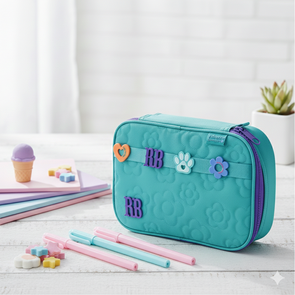 Estojo Box Rebecca Bonbon Flower Power 36 Lápis – Ref. RB26234