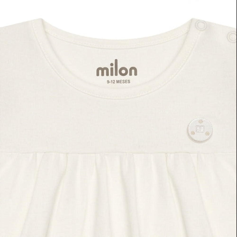 Vestibody Infantil Bebê Milon Pássaro no Jardim