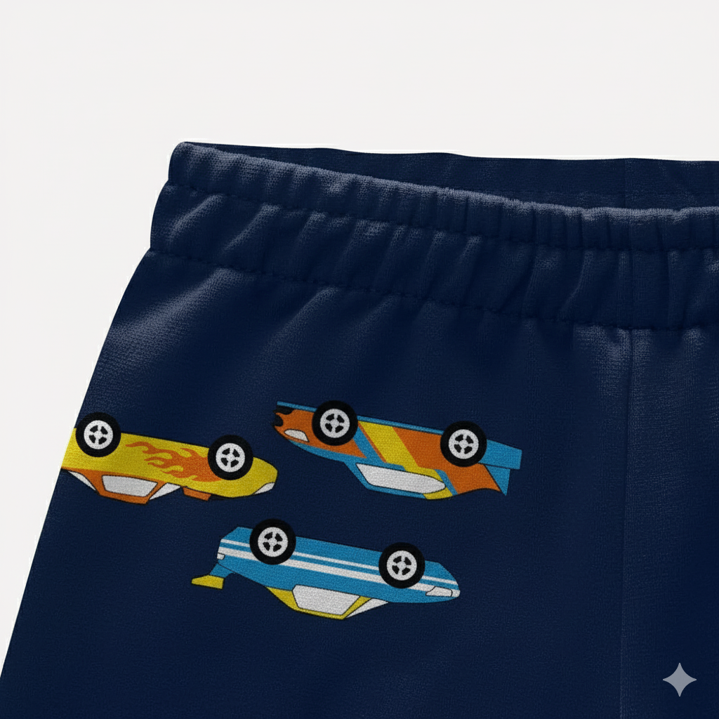 Conjunto Infantil Masculino Kyly Carrinhos de Corrida