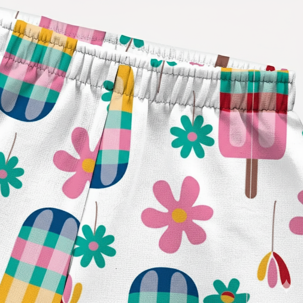 Conjunto Infantil Feminino Kyly Happy Summer Picolés