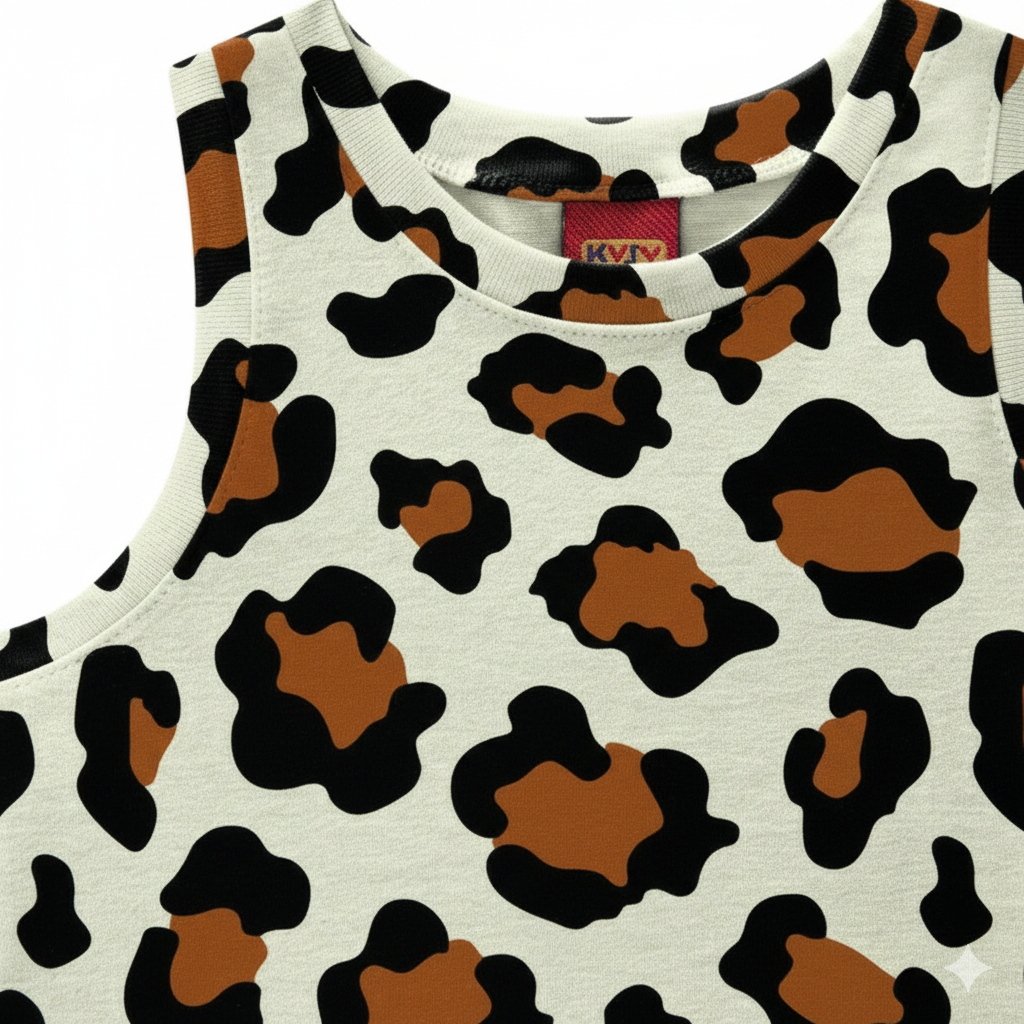 Regata Infantil Kyly Estampa Animal Print