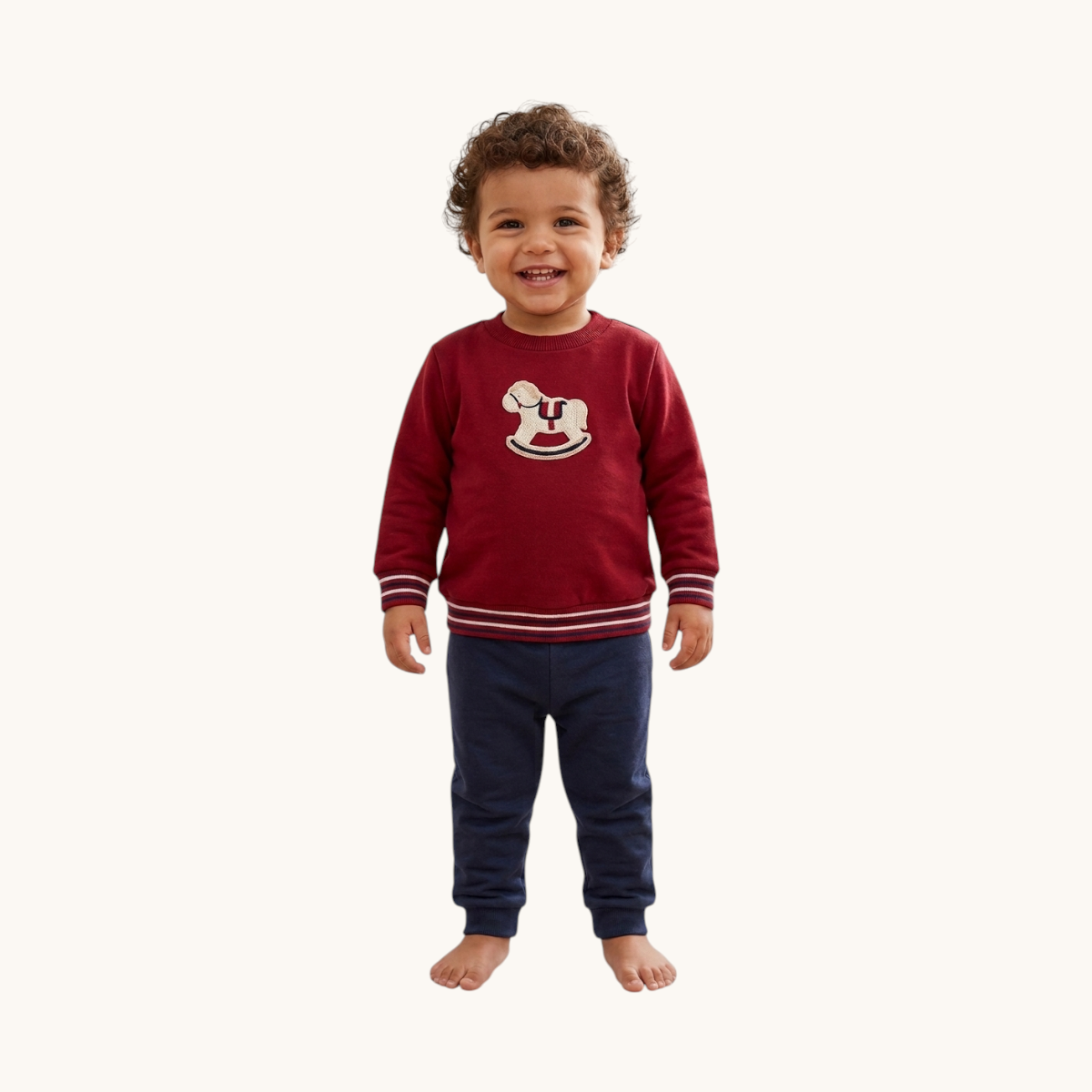 Conjunto Infantil Masculino Pulla Bulla Cavalinho Bordado Confortável