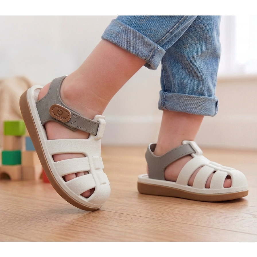 Sandália Baby Cartago Oslo II Grendene Kids com Fecho Ajustável