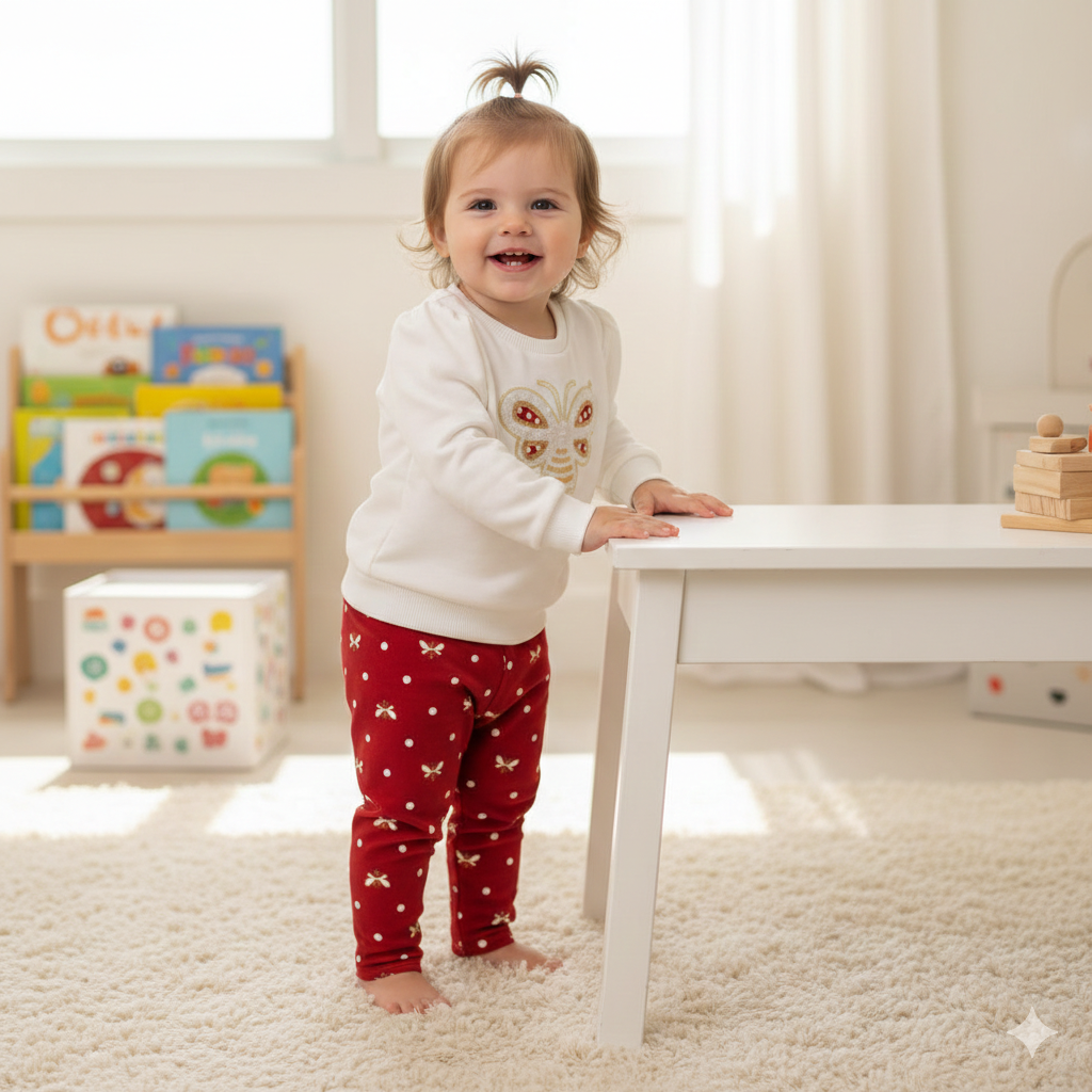 Conjunto Infantil Feminino Milon Abelha Bordado