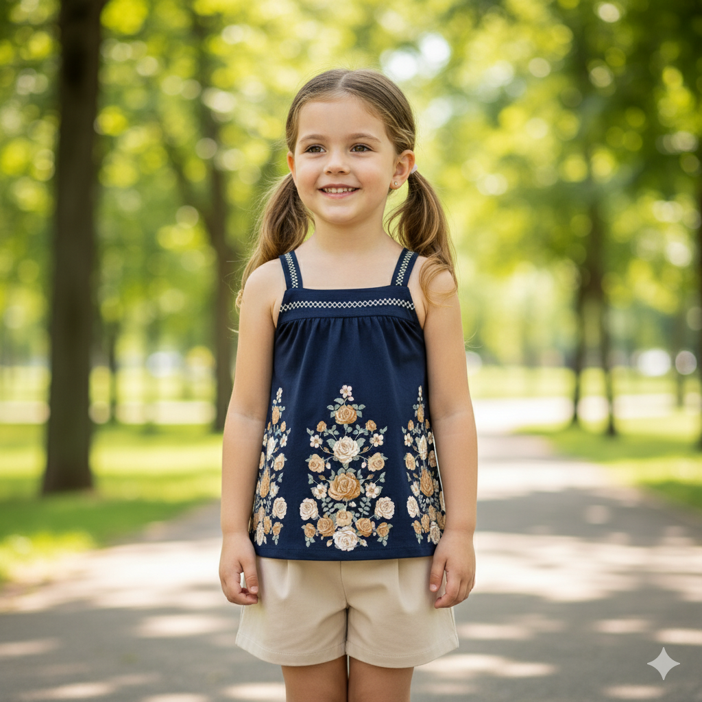Conjunto Infantil Feminino Milon Floral