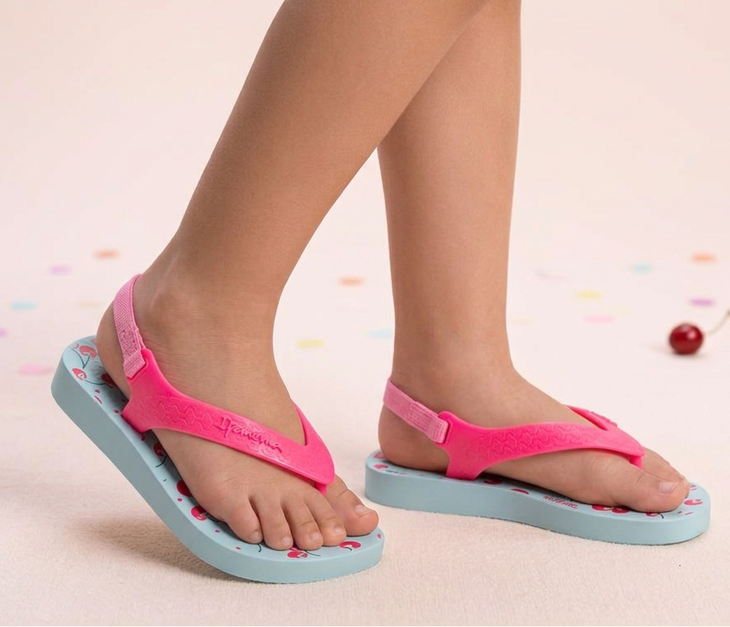 Chinelo Infantil Ipanema Classic Baby com Elástico Traseiro Grendene