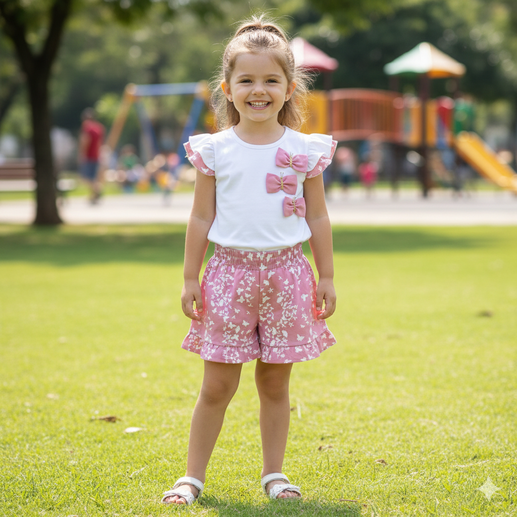 Conjunto Infantil Milon Borboletas