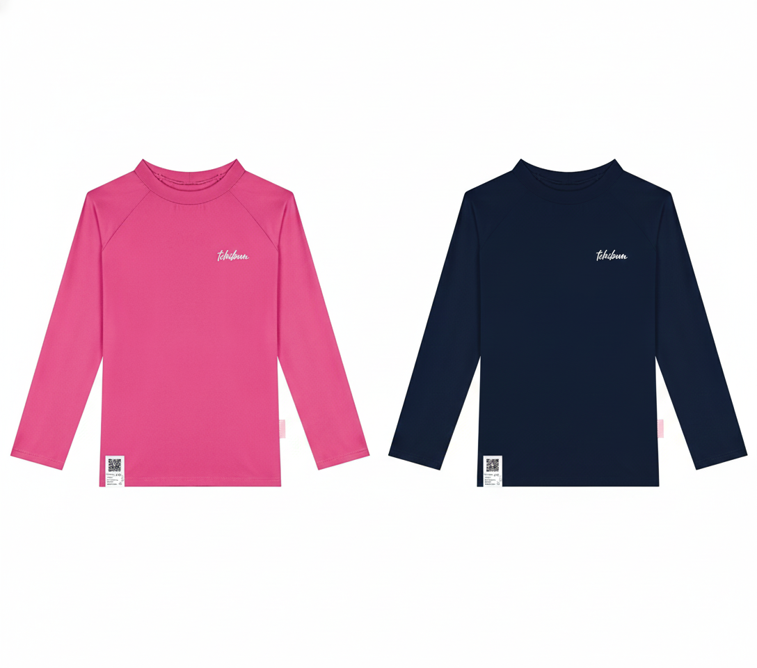 Blusa Infantil Kamylus Manga Longa Tchibum Dry Fit UV50+