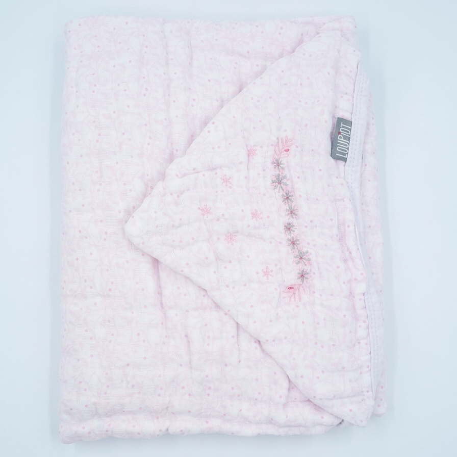 Toalhão de Banho Infantil Soft Loupiot Clean Bordada 100% Algodão 100x85 Cm