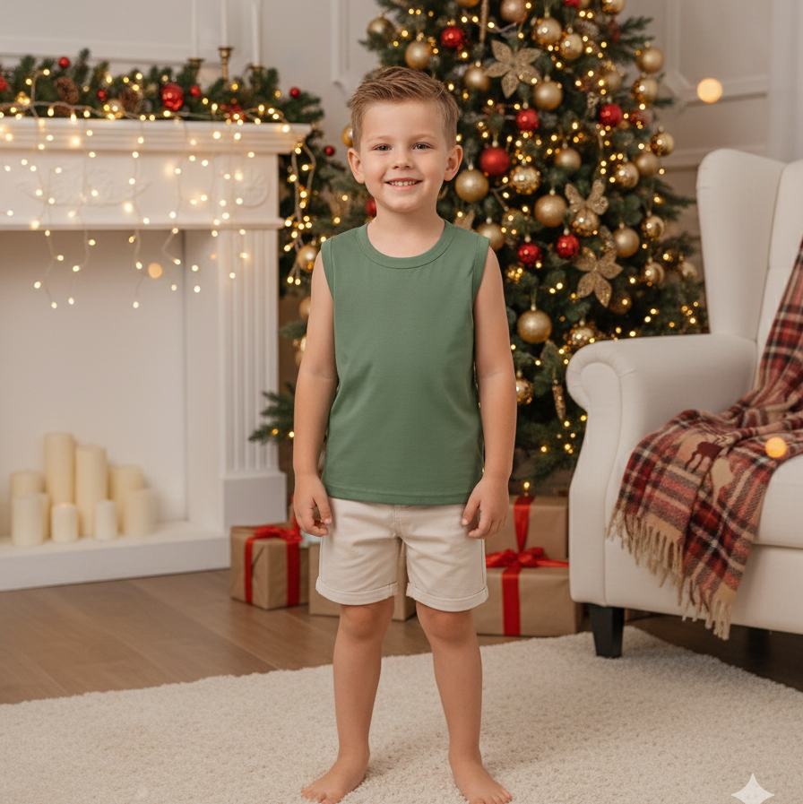 Regata Infantil Masculina Pulla Bulla Básica Lisa – Conforto e Versatilidade para o Dia a Dia