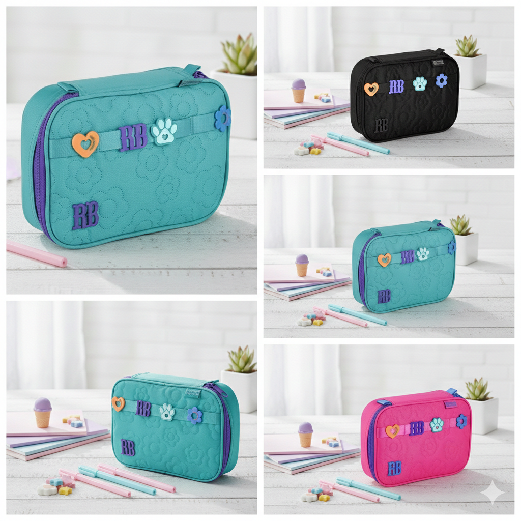 Estojo Box Rebecca Bonbon Flower Power 36 Lápis – Ref. RB26234