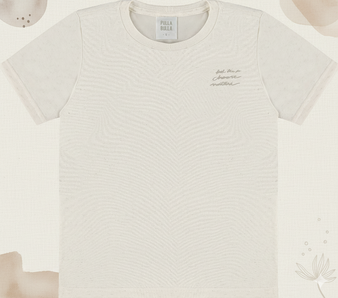 Camiseta Infantil Masculina Pulla Bulla Choose Nature – Conforto e Estilo para o Dia a Dia