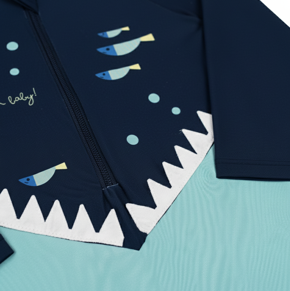 Macacão de Natação e Praia Bebê Tchibum Kamylus Proteção UV50+