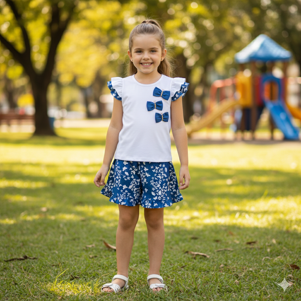 Conjunto Infantil Milon Borboletas