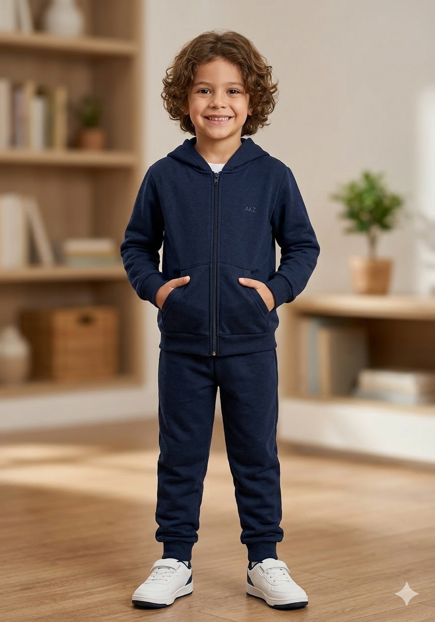 Conjunto Infantil Unissex Alakazoo em Moletom Felpado com Capuz