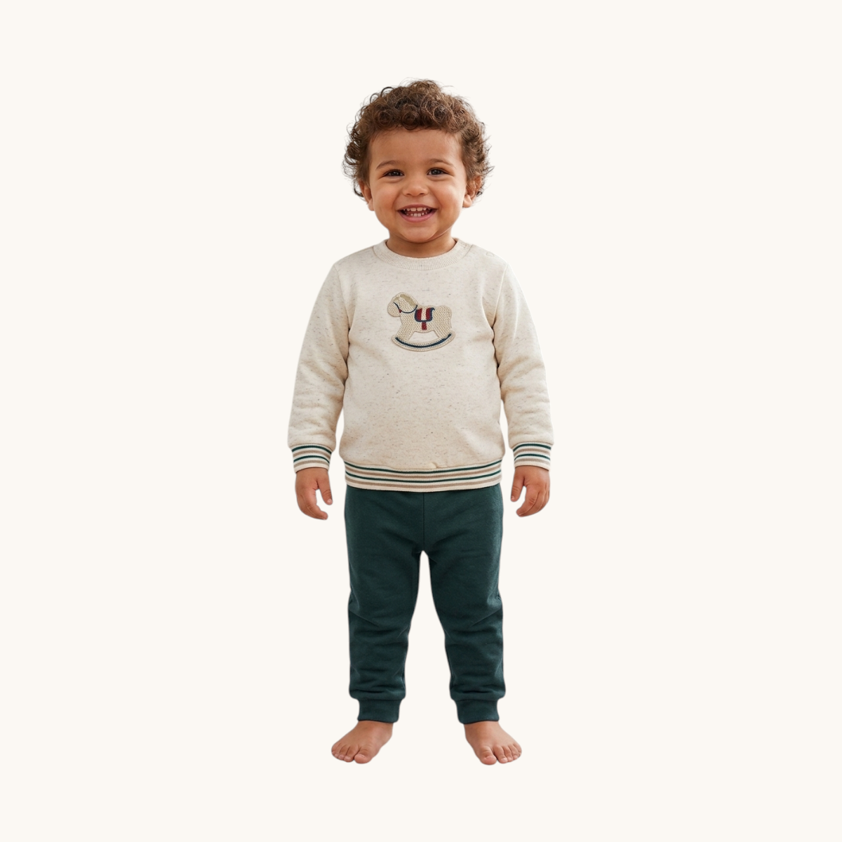 Conjunto Infantil Masculino Pulla Bulla Cavalinho Bordado Confortável