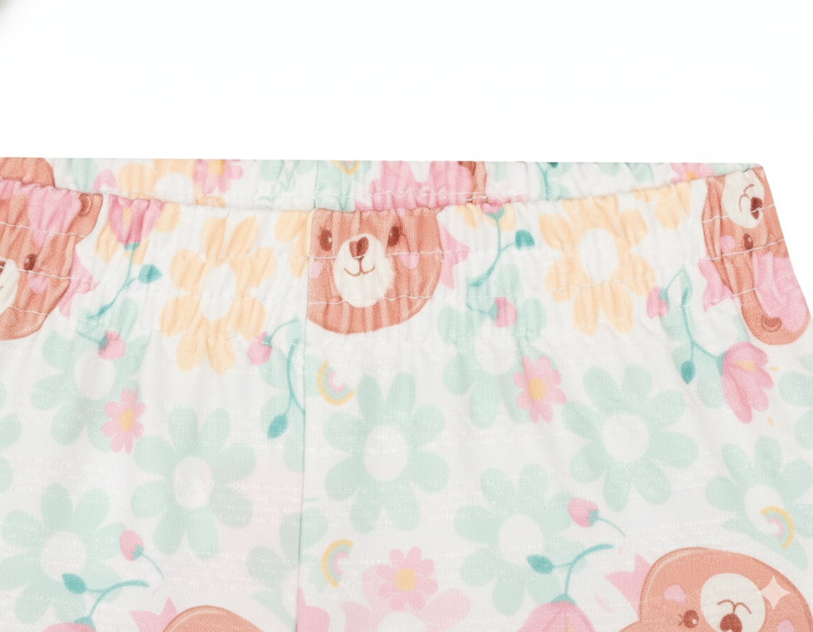 Conjunto Feminino Kamylus Ursinha Malha Favinho 