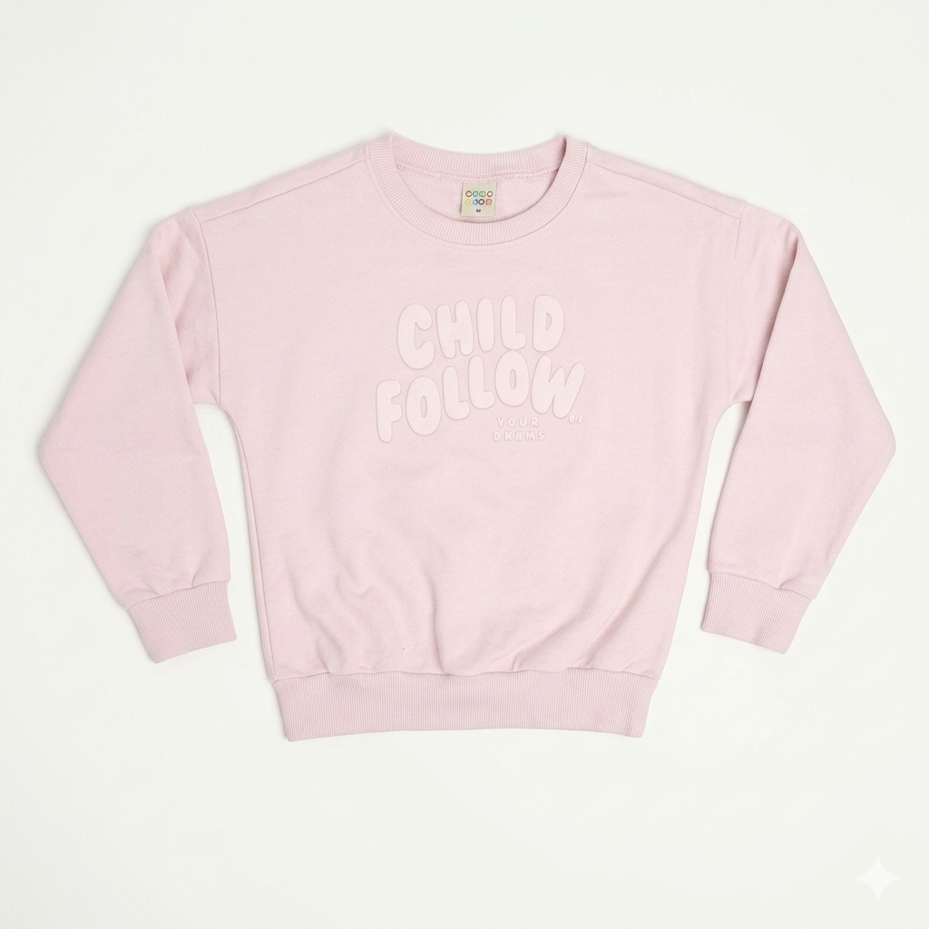 Conjunto Infantil Menina Have Fun Child Follow em Moletom Macio