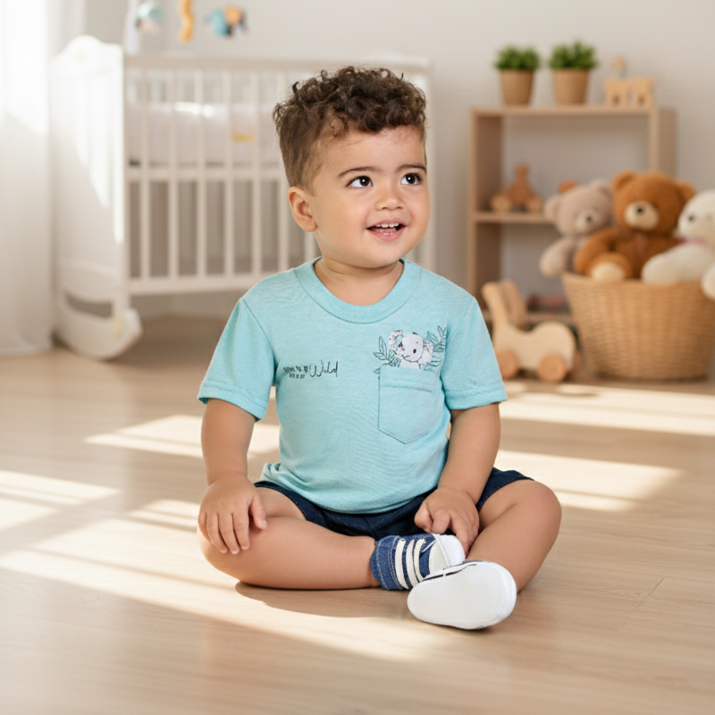 Conjunto Masculino Kamylus Baby Elefantinho – Conforto e Estilo Infantil
