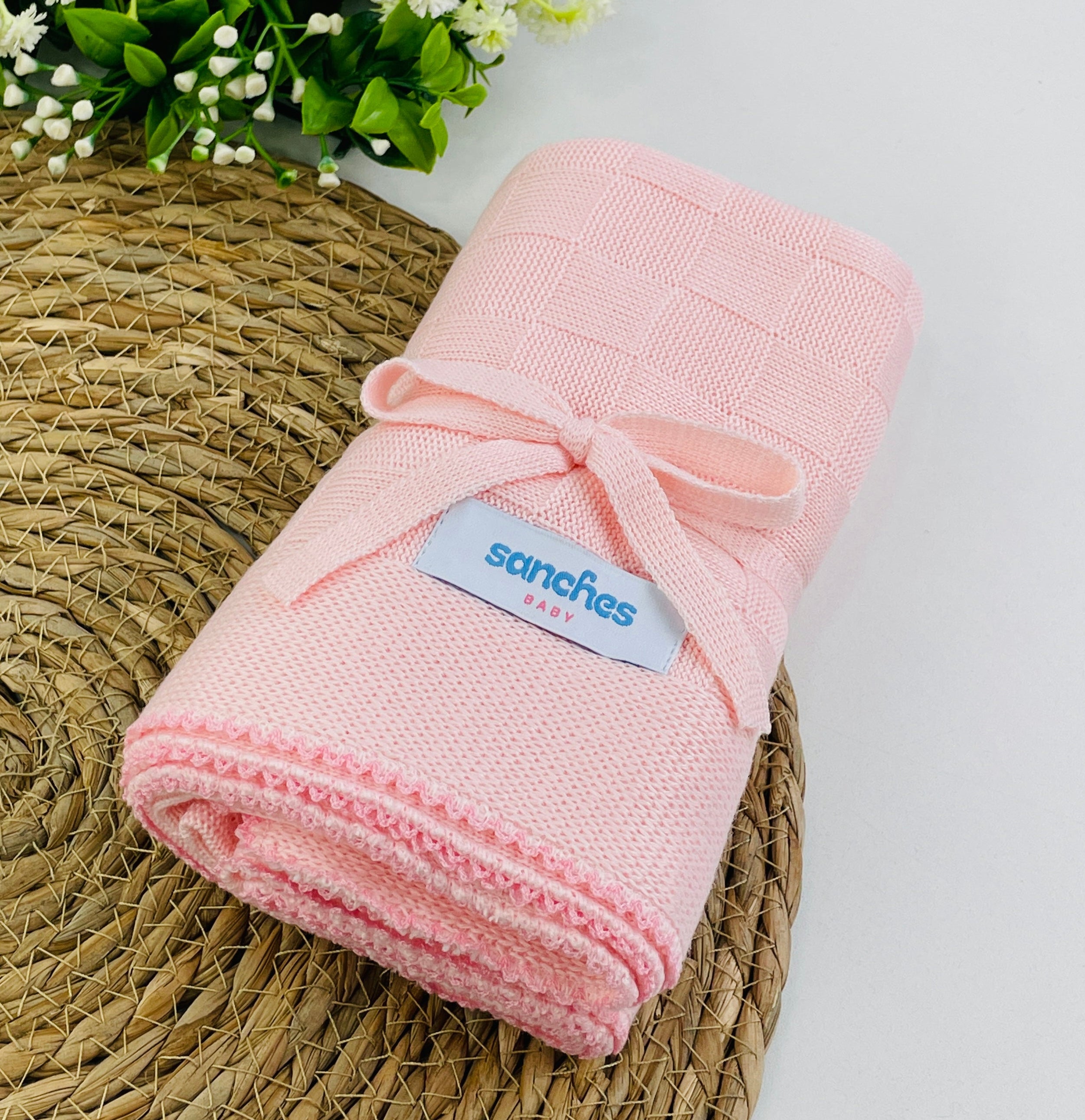 Manta Sanches Baby Lisa Em Tricot
